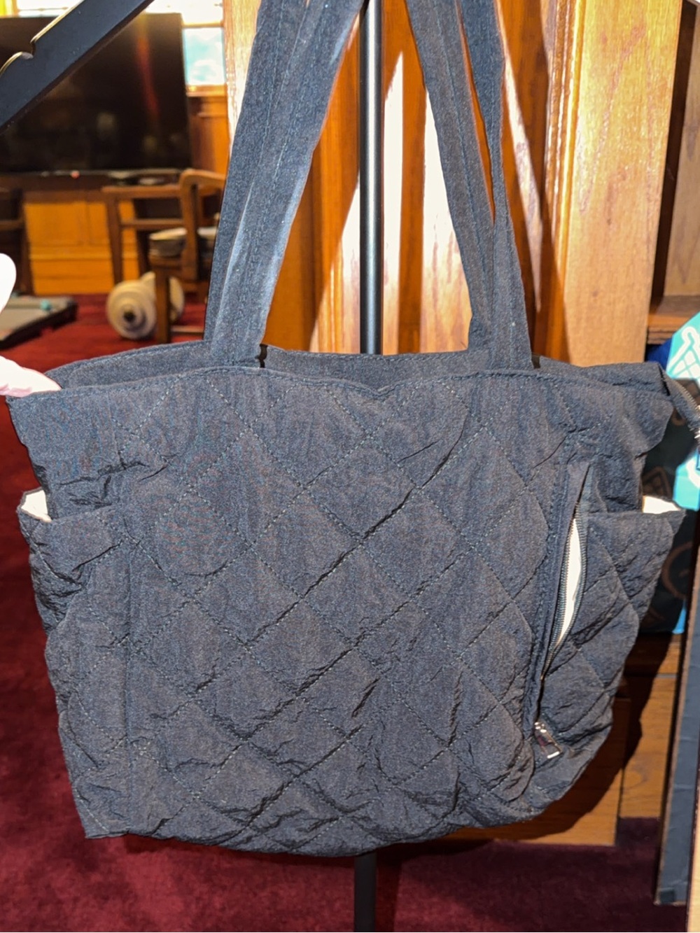 Unbranded Quilted Black Shoulder Bag